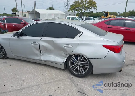 2014 Infiniti Q50 Premium from USA, damaged, VIN JN1BV7AP4EM692135